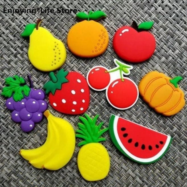 Pack Of 6 Silicone Cute Cartoon Fruits Stereo Fridge Magnets, Funny Fruit Decorative Cute Fridge Magnets, Cute Kitchen Decoration Fruits Magnets Pack Of 6 Silicone Cute Cartoon Fruits Stereo Fridge Magnets, Funny Fruit Decorative Cute Fridge Magnets, Cute Kitchen Decoration Fruits Magnets